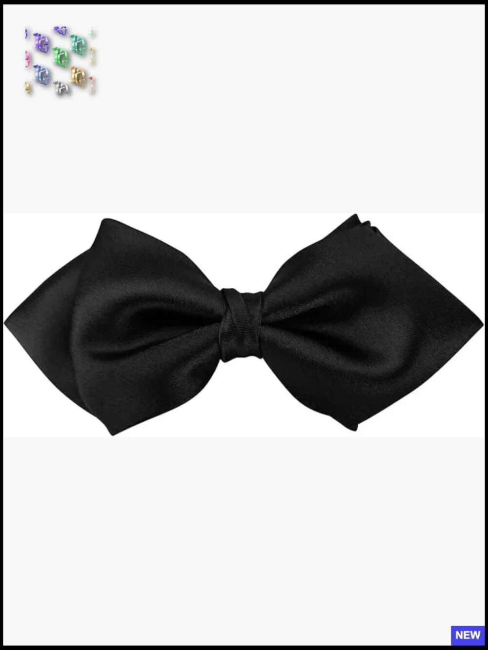 Men's Silk Pre-Tied Bowtie Elegant Retro Classic Formal Adjustable Neck